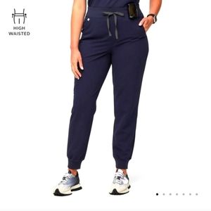 Figs Navy Zamora Jogger Scrub Pants NWT